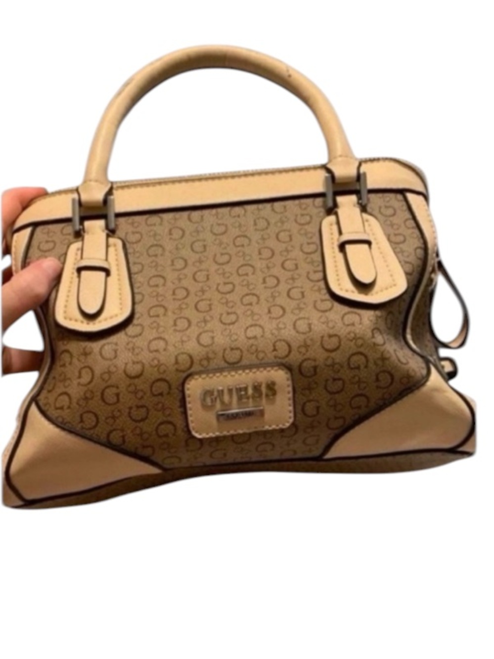 GUESS Mocha Brown Satchel HANDBAG